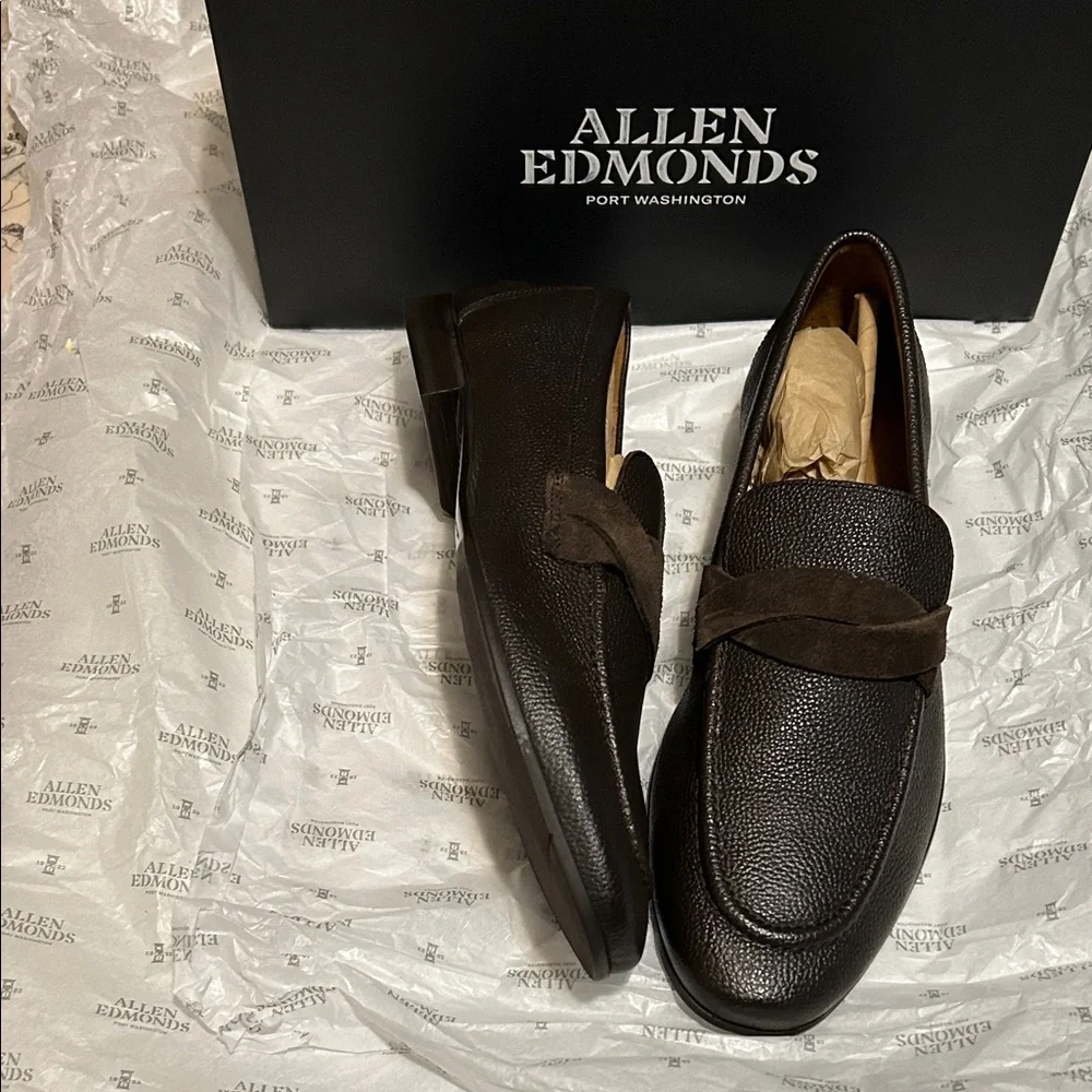 Allen Edmonds Dark Brown Leather Loafers